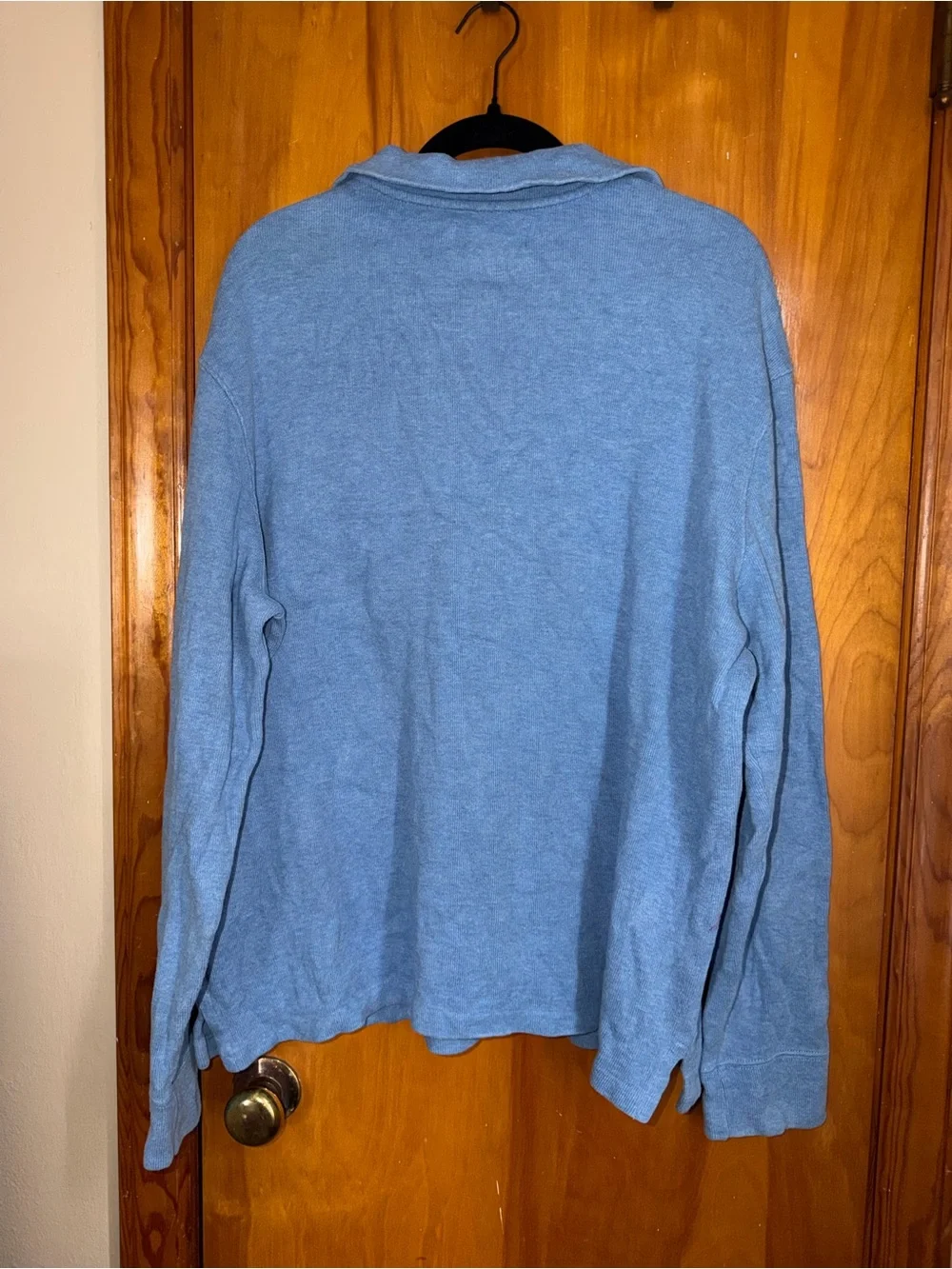 Polo by Ralph Lauren Light Blue Quarter-Zip Long Sleeve XL